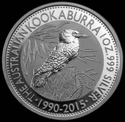 Kookaburra 1 uncja srebra 2015 - thumbnail 1