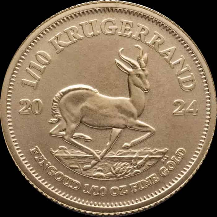 Krugerrand 1/10 uncji złota 2024 - thumbnail 1