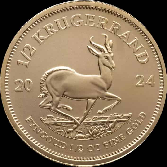 Krugerrand 1/2 uncji złota 2024 - thumbnail 1