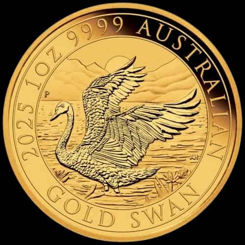 Australijski Łabędź 1 uncja złota 2025 - thumbnail 1