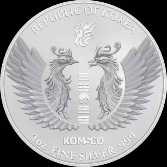 Korean Phoenix 1 uncja Srebra 2023 - thumbnail 2