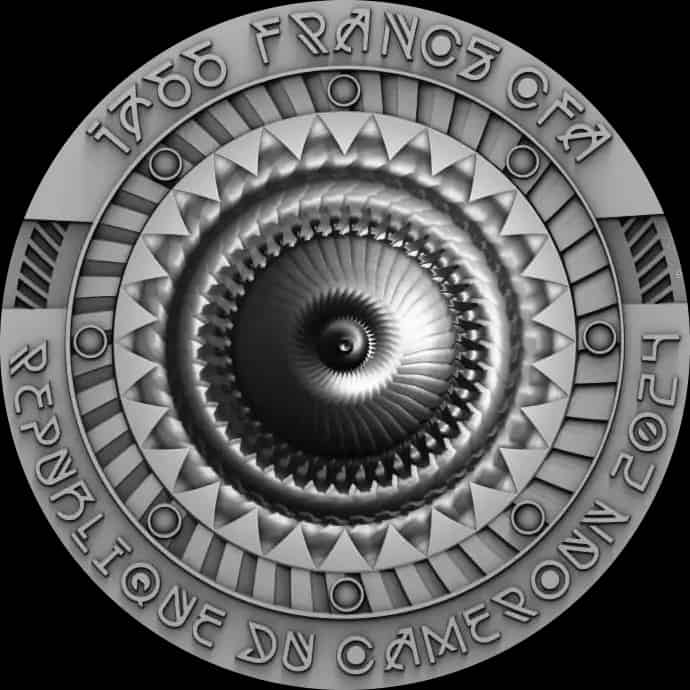 UFO MP- 1766 Lewitująca Moneta 7 uncji Srebra 2024 - thumbnail 2