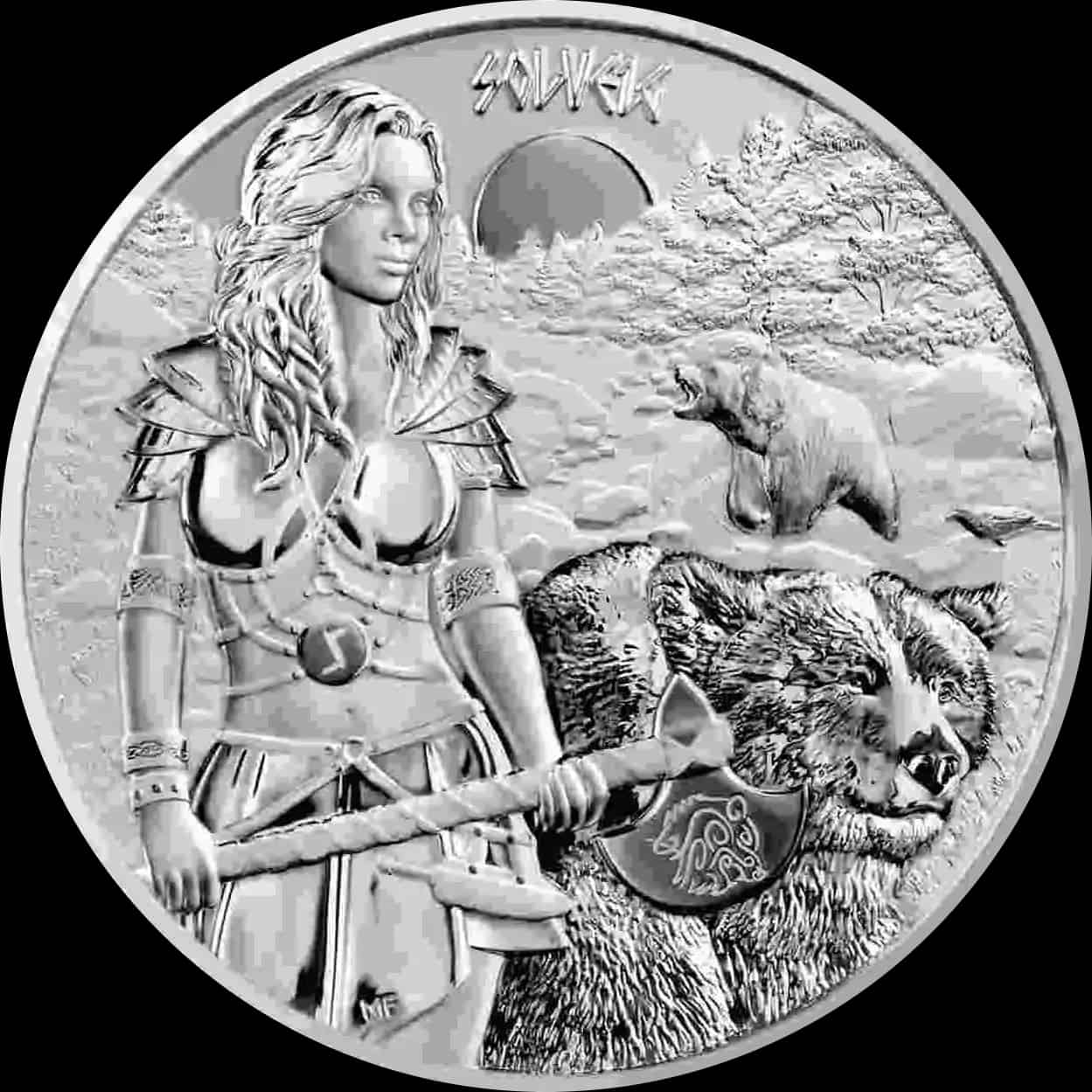 Valkyries Solveig 1 uncja srebra 2024 - thumbnail 1