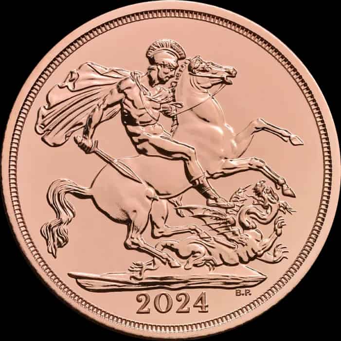 Złoty Suweren Karol III 2024 - thumbnail 1