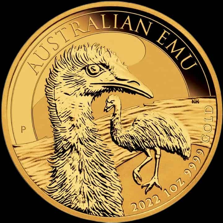Australijski Emu 1 uncja Złota 2022 - thumbnail 1