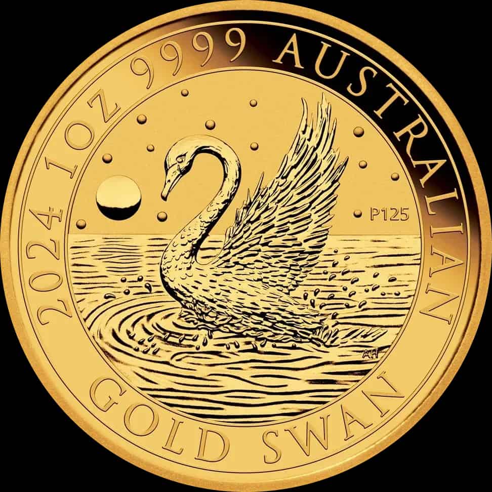 Australijski Łabędź 1 uncja złota 2024 - thumbnail 1