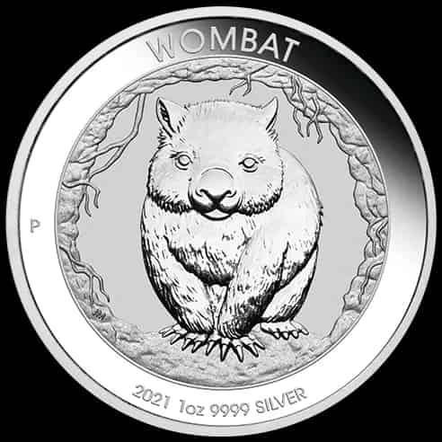 Australijski Wombat 1 uncja srebra 2021 - thumbnail 1