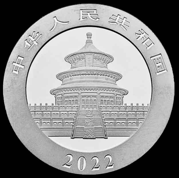 Chińska Panda 30g srebra 2022 - thumbnail 2