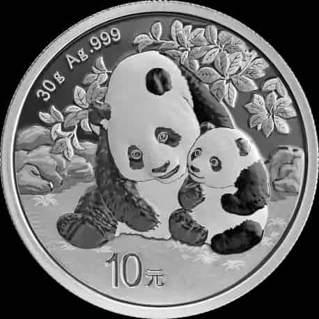 Chińska Panda 30g srebra 2024 - thumbnail 1