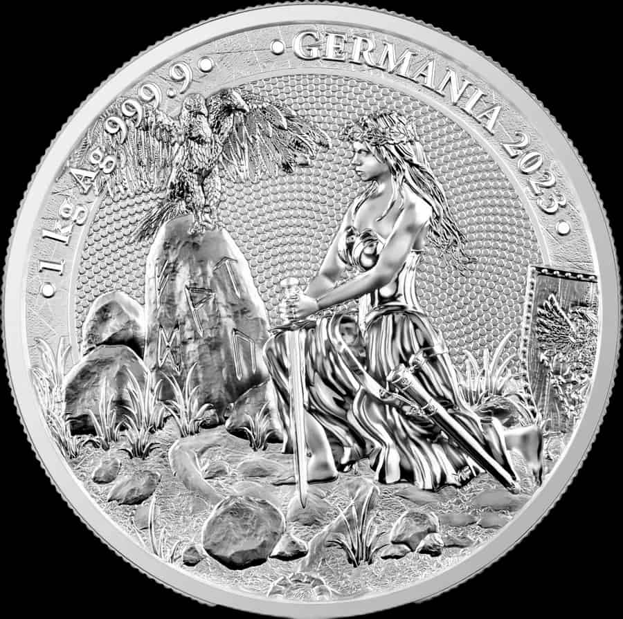 Germania 1000g Srebra 2023 - thumbnail 1
