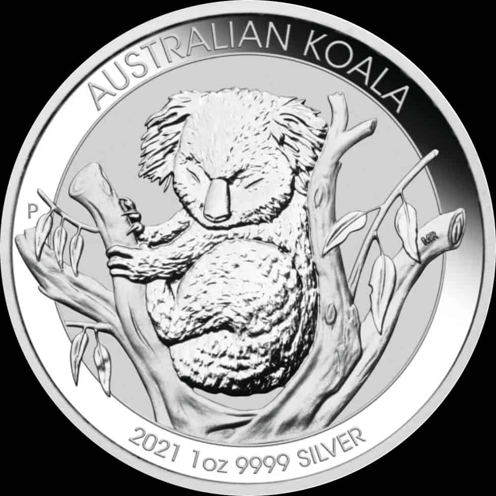 Koala 1 uncja srebra 2021 - thumbnail 1