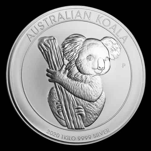 Koala 1000g Srebra 2020 - miniatura 1