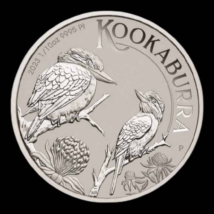 Kookaburra 1/10 uncji platyny 2023 - thumbnail 1