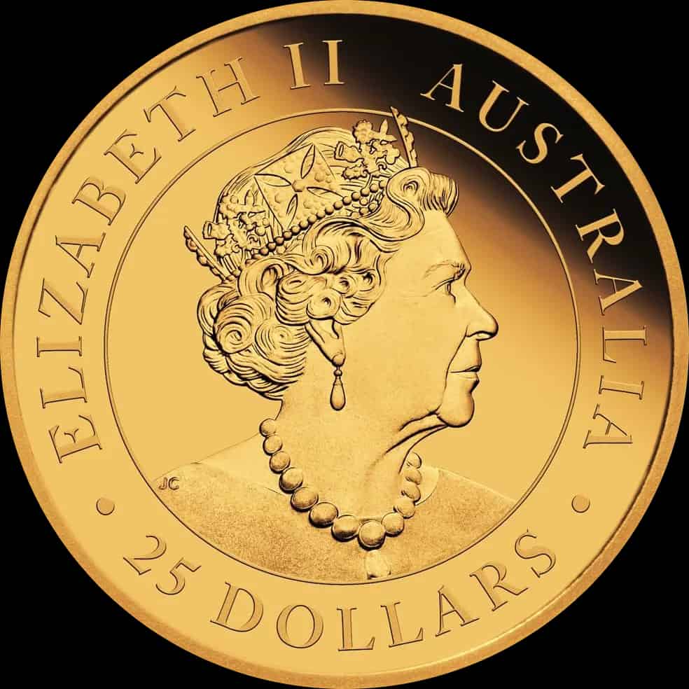 Kookaburra 1/4 uncji złota Proof 2021 - thumbnail 2