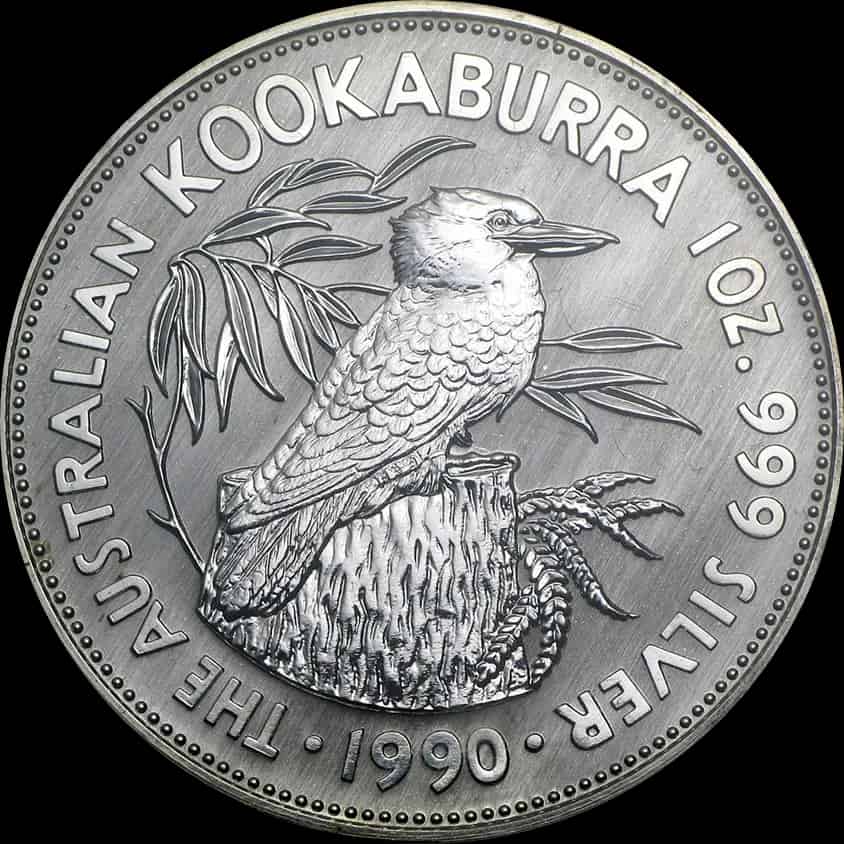 Kookaburra 1 uncja srebra 1990 - thumbnail 1