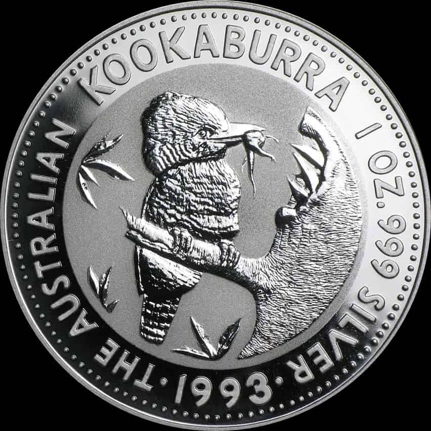 Kookaburra 1 uncja srebra 1993 - thumbnail 1