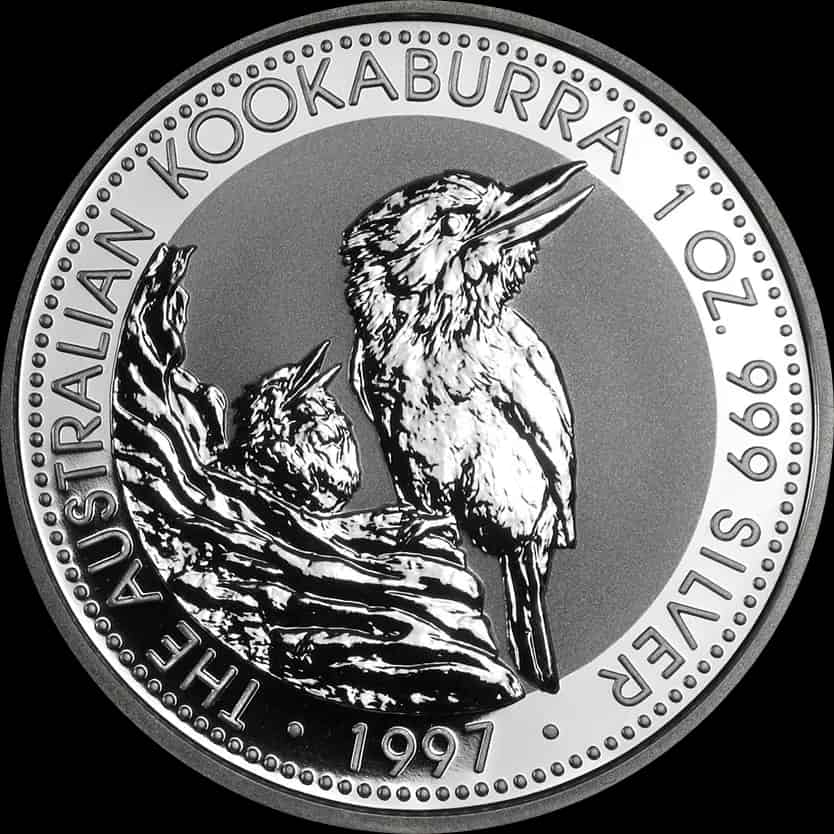 Kookaburra 1 uncja srebra 1997 - thumbnail 1