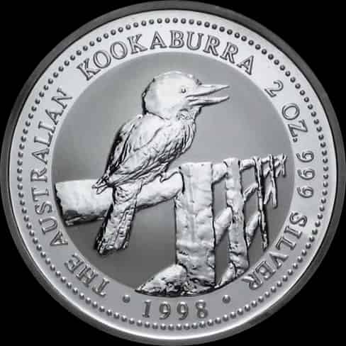 Kookaburra 1 uncja srebra 1998 - thumbnail 1