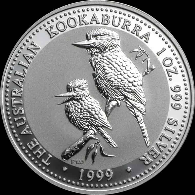 Kookaburra 1 uncja srebra 1999 - thumbnail 1