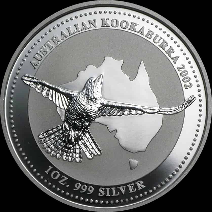Kookaburra 1 uncja srebra 2002 - thumbnail 1