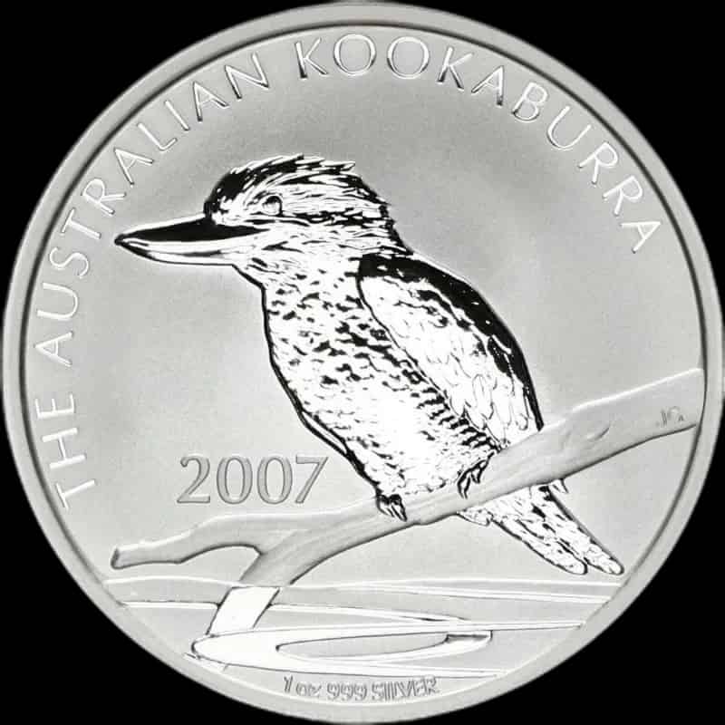 Kookaburra 1 uncja srebra 2007 - thumbnail 1