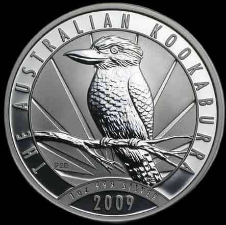 Kookaburra 1 uncja srebra 2009 - thumbnail 1
