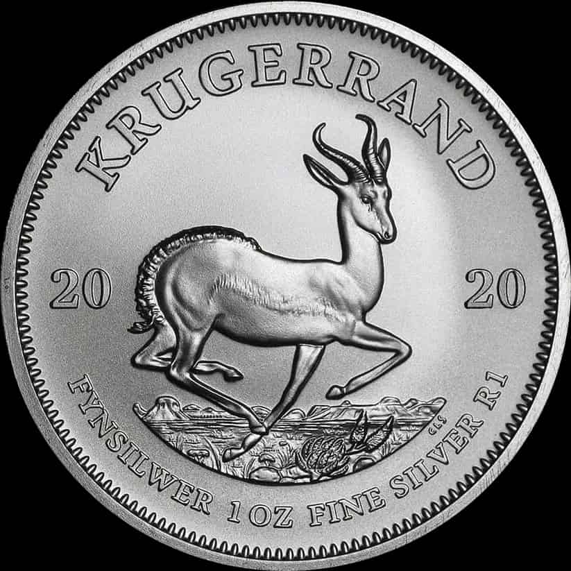 Krugerrand 1 uncja srebra 2020 - thumbnail 1