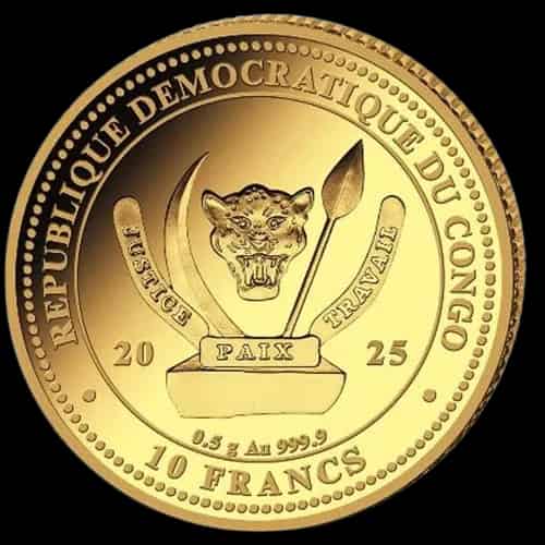 World‘s Wildlife - Lion 0.5 g Złota 2025 Proof - thumbnail 2