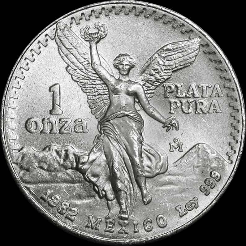 Mexican Libertad 1 uncja srebra 1982 - thumbnail 1