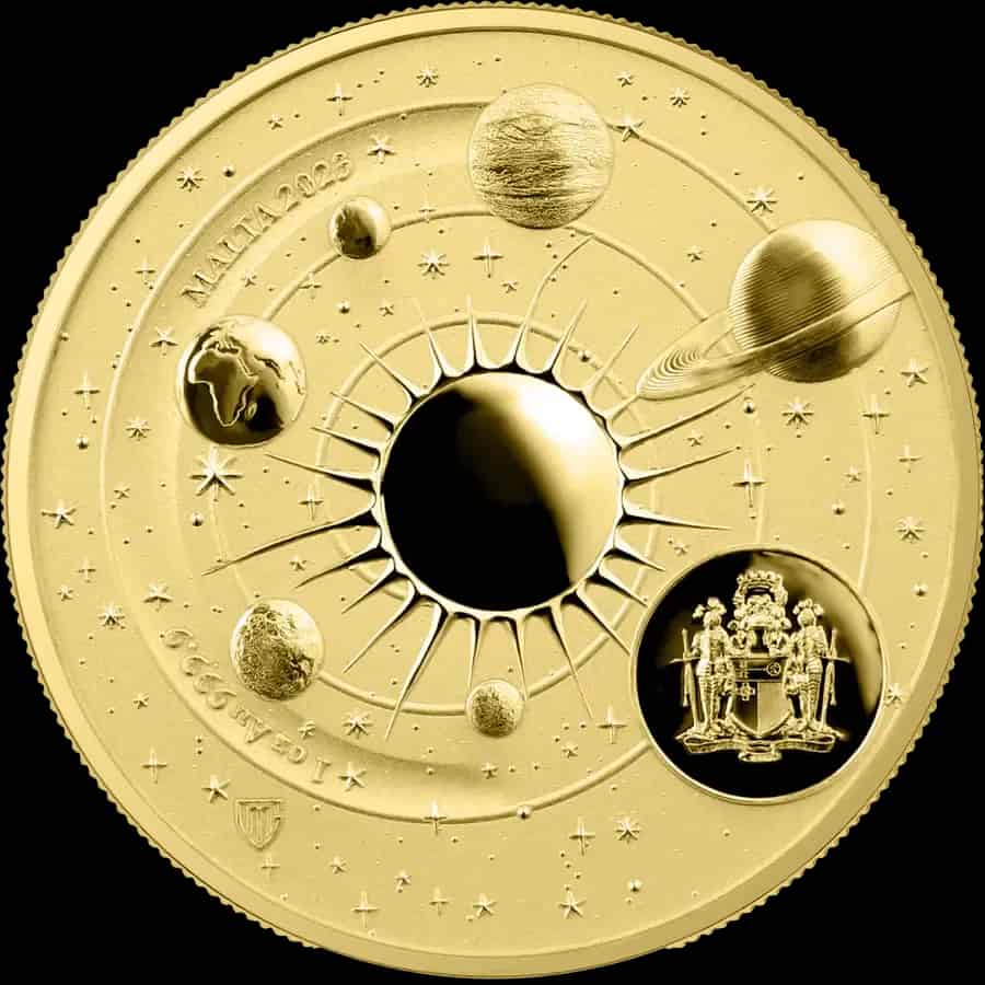Malta Copernicus 1 uncja złota 2023 - thumbnail 2
