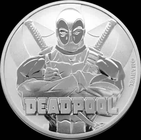 Marvel Deadpool 1 uncja srebra 2018 - thumbnail 1