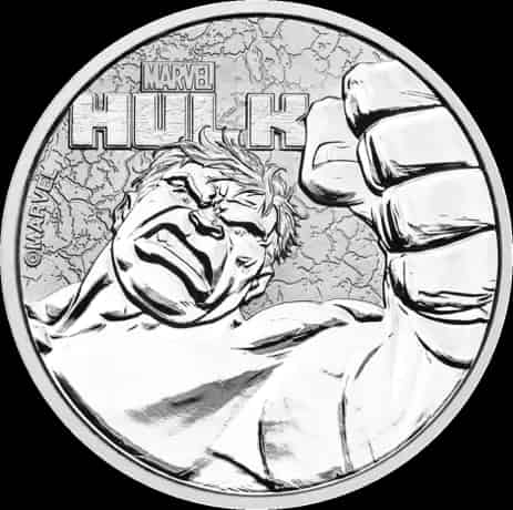 Marvel Hulk 1 uncja srebra 2019 - thumbnail 1