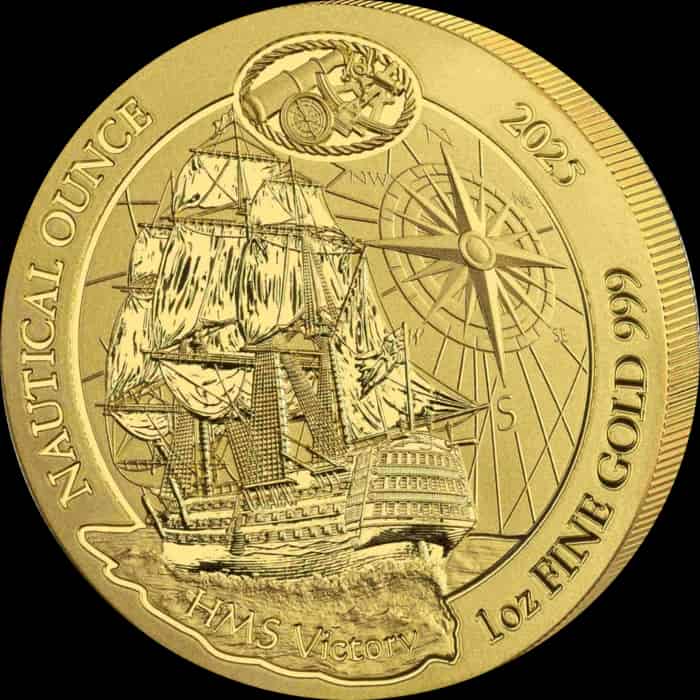 Rwanda: Nautical Ounce HMS Victory 1 uncja złota 2025 - thumbnail 1