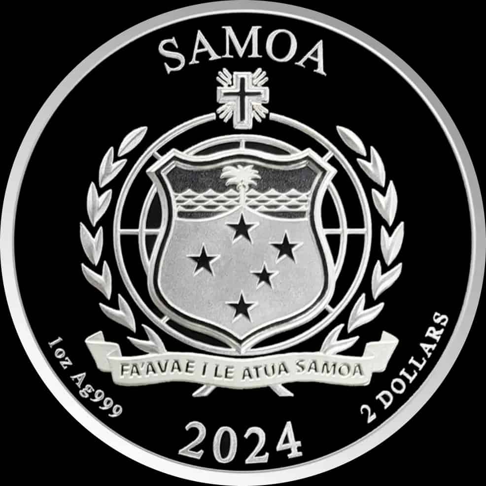 Samoa Golden Eagle 1 uncja Srebra 2024 - thumbnail 2