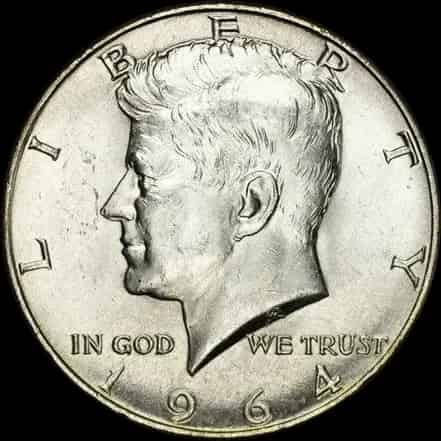 Srebrna Moneta John F. Kennedy 1964 - thumbnail 1
