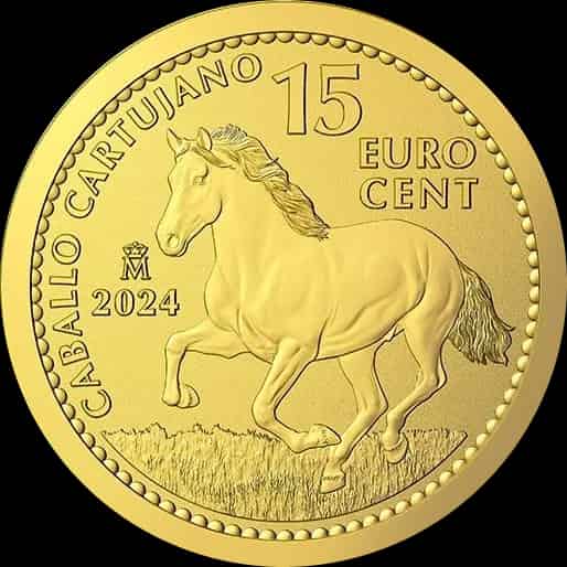 Hiszpański Koń Carthusian 1/10 uncji złota 2024 - image 1