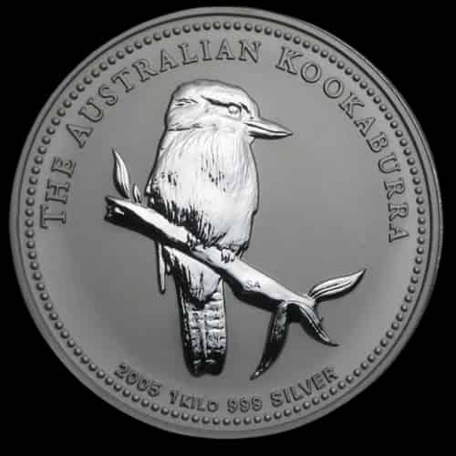 Kookaburra 1000g srebra 2005 - image 1