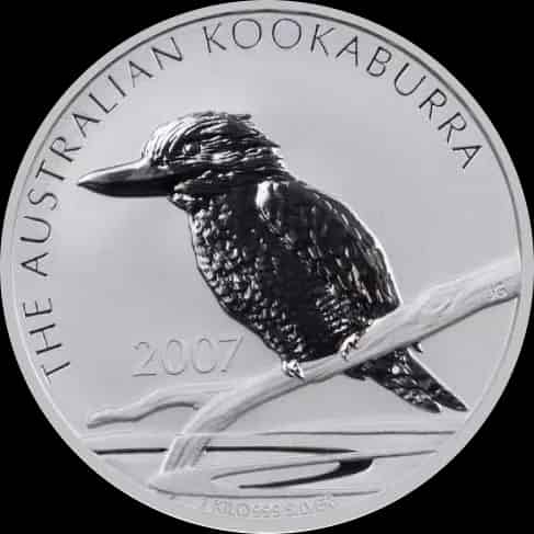Kookaburra 1000g srebra 2007 - image 1