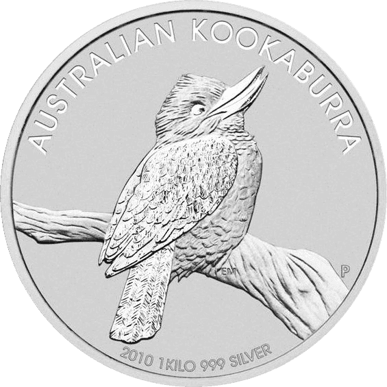 Kookaburra 1000g srebra 2010 - image 1