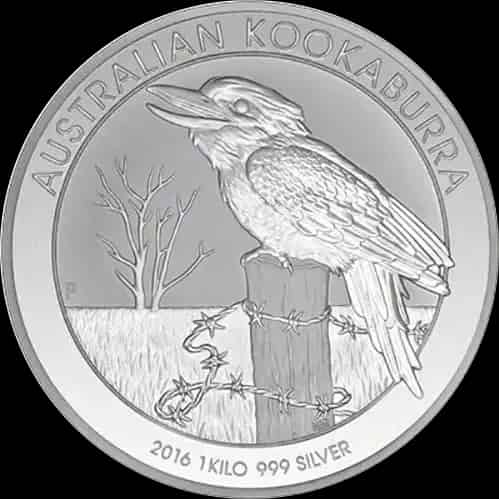 Kookaburra 1000g srebra 2016 - image 1