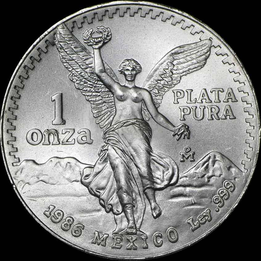 Mexican Libertad 1 uncja srebra 1986 - image 1