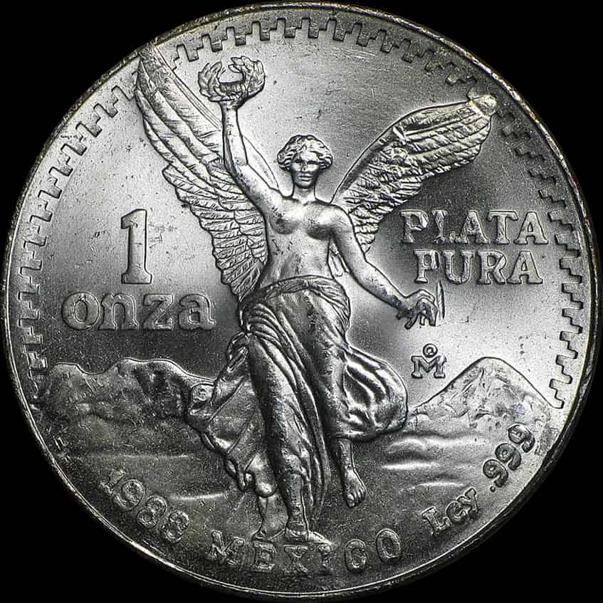 Mexican Libertad 1 uncja srebra 1988 - image 1