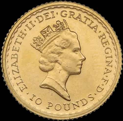 Britannia 1/10 uncji Złota 1989 - image 2