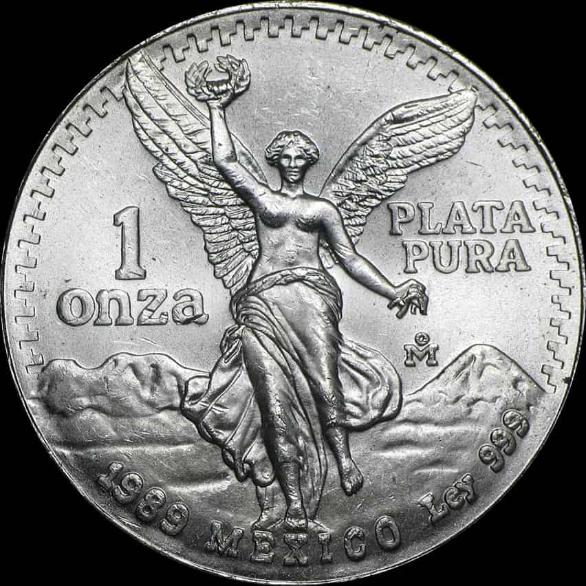 Mexican Libertad 1 uncja srebra 1989 - image 1