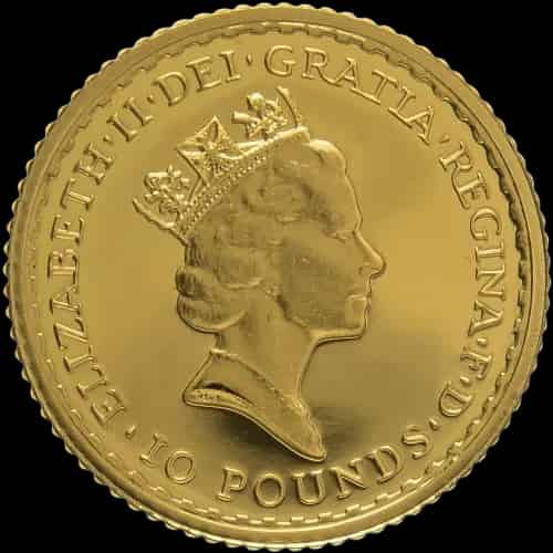 Britannia 1/10 uncji Złota 1990 - image 2