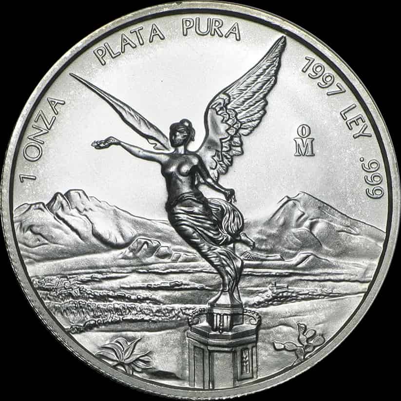 Mexican Libertad 1 uncja srebra 1997 - image 1