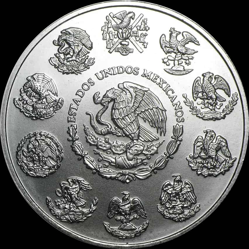 Mexican Libertad 1 uncja srebra 2001 - image 2