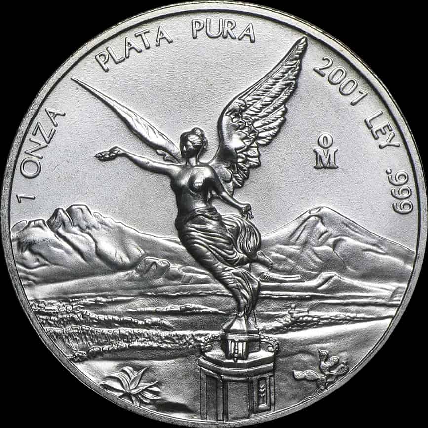 Mexican Libertad 1 uncja srebra 2001 - image 1