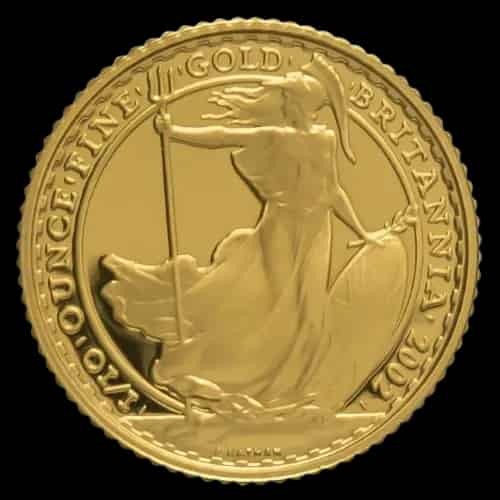 Britannia 1/10 uncji Złota 2002 - image 1