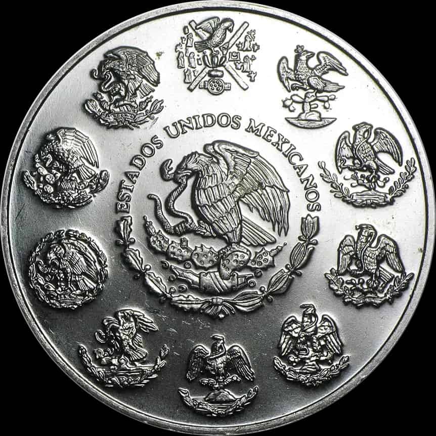 Mexican Libertad 1 uncja srebra 2002 - image 2